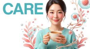 검진 후 편안한 회복과 웰니스를 상징하는 한국인 여성 모델