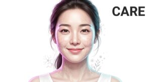 회복 후 평온한 모습의 여성 모델